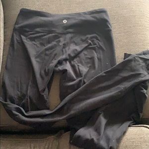 Lululemon Black Wunder Under Leggings